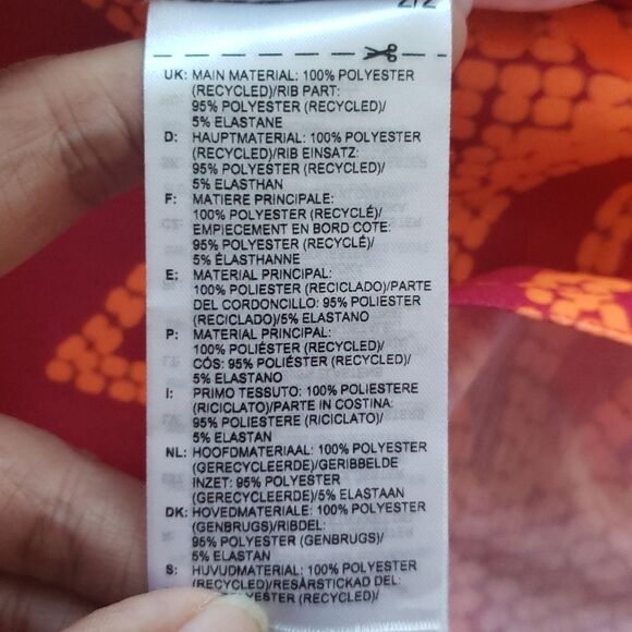 NWOT FARM Rio x Adidas Pink Orange Tropical Toucan Sleeveless Tank Top Size XS - Picture 4 of 6